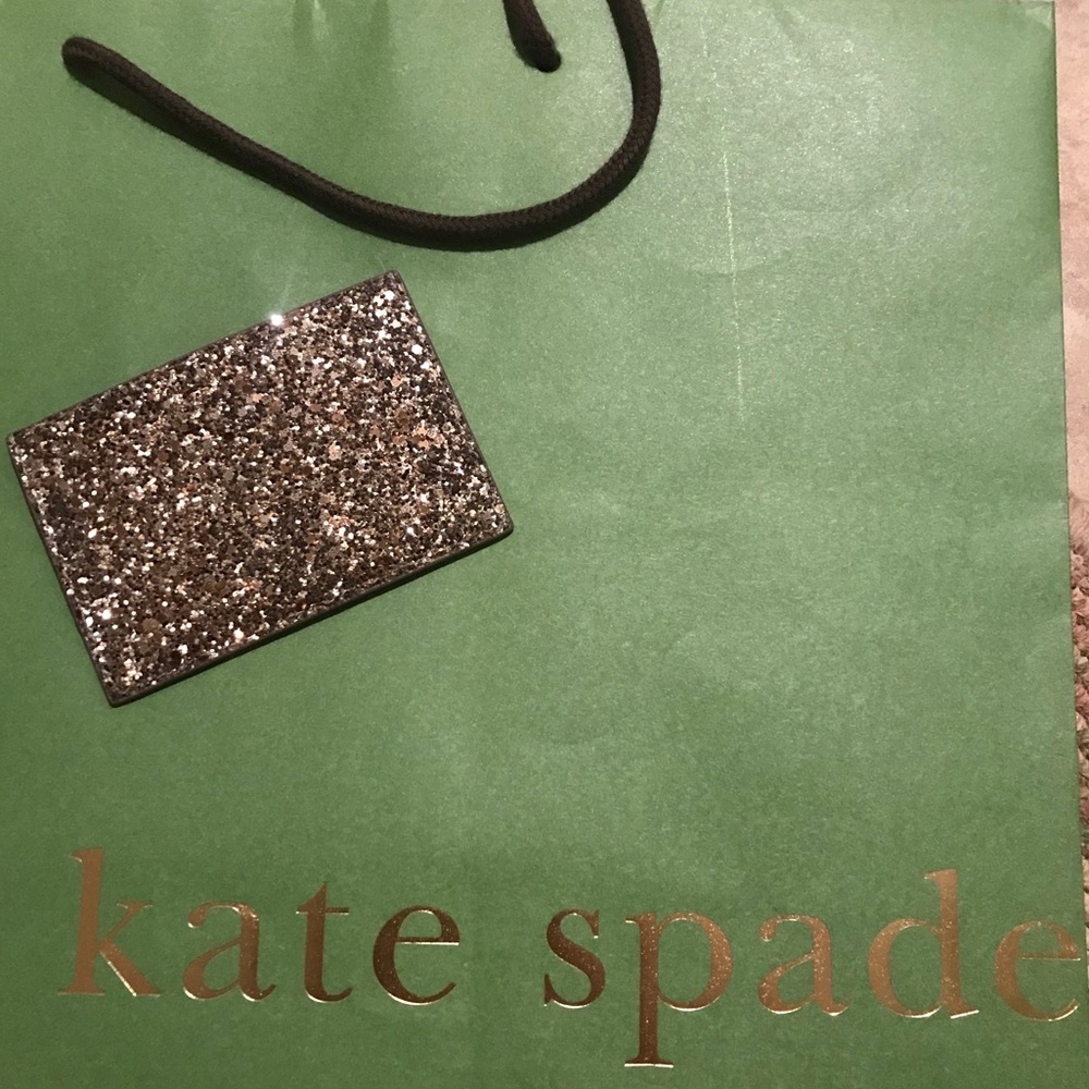 Kate Spade Graham Card Holder Glitter